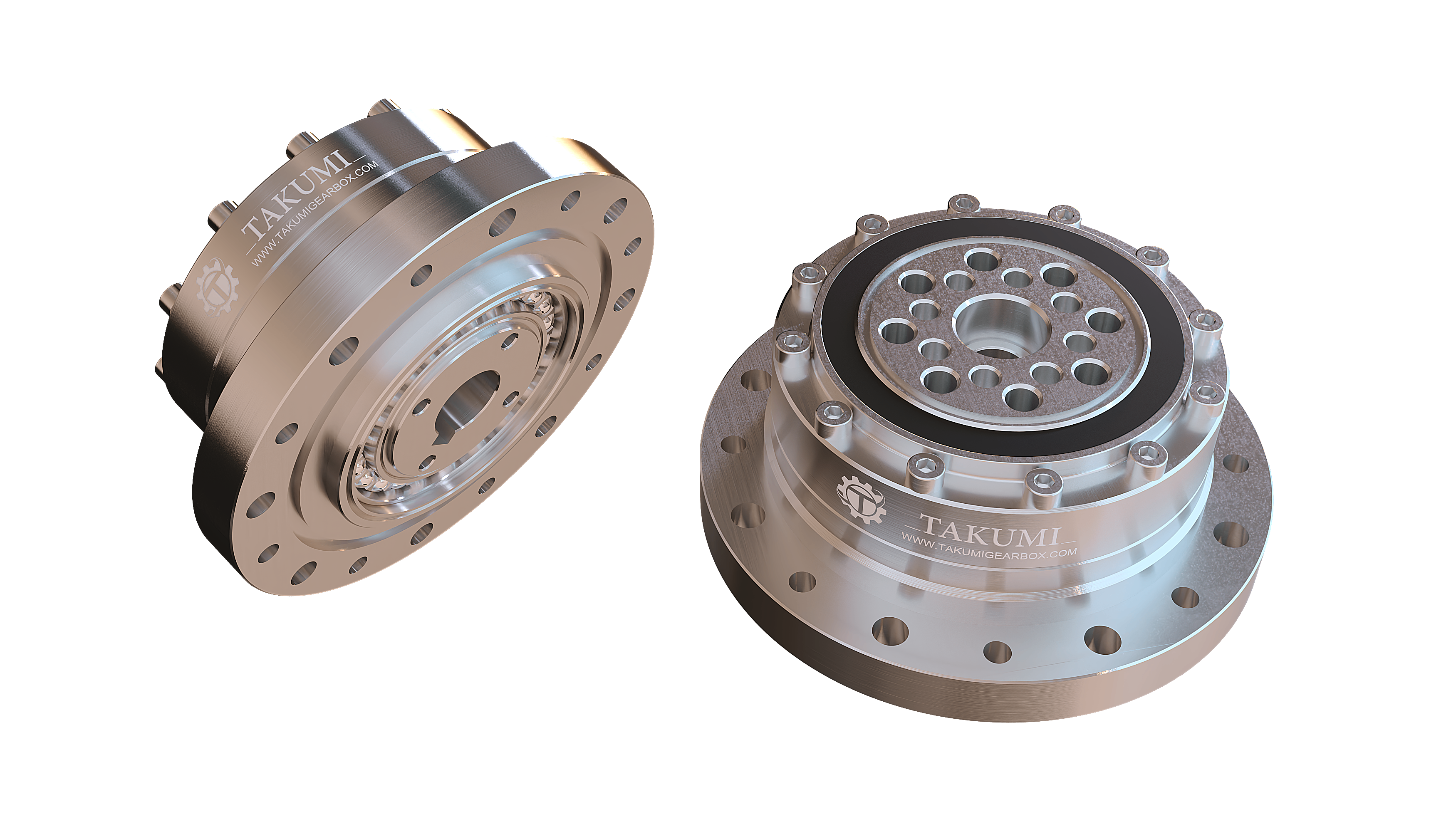 Harmonic Gearbox with Solid Shaft End
